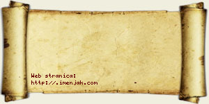 Jovica Bzenić vizit kartica